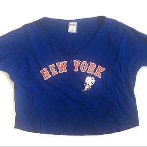pink mets shirt